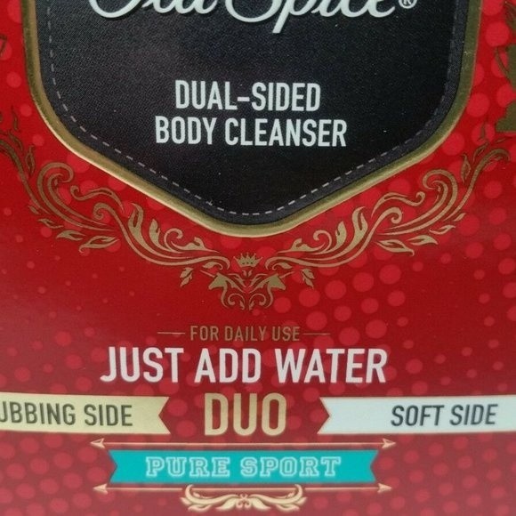 8 Old Spice Duo Pure Sport Dual Sided Body Cleanse - Picture 5 of 16
